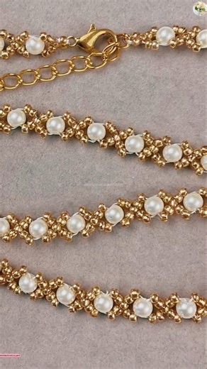 4.6K views · 93 reactions | How to make ❌⭕️❌⭕️Beaded Necklace EASY Tutorial with Pearls | Wedding Decoration Ideas | Facebook