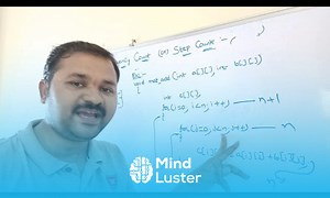 Mind Luster - Learn frequency count method to calculate Time Complexity of an Algorithm step count method DS DAA
