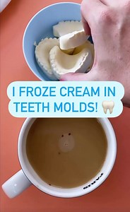 Add this to your list of things you didn’t know you needed to know…. This was pure cream (not milk, just cream) and the molds I used are Fred Frozen Smiles | My Cupcake Addiction