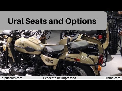 Ural Seating Options for cT, Gear Up and Retro