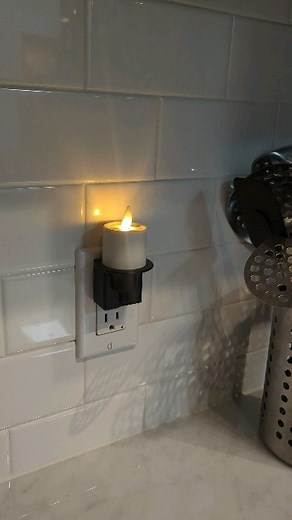 Our moving flame nightlights are perfect for all rooms in your home. They plug directly into your outlet and have a dusk-to-dawn sensor, so you never have to worry about turning them on or off. | Luminara