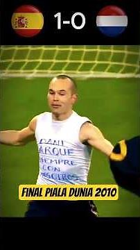 Final! Spanyol vs Belanda | Piala Dunia 2010 #worldcup #footballhighlights