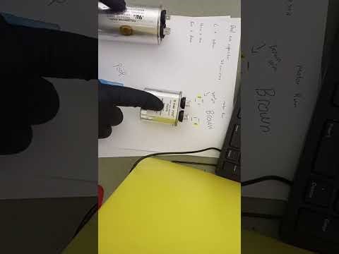 how to wire a dual run capacitor in your AC system