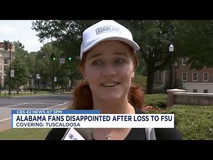 Alabama fans react after Crimson Tide’s season-opening loss to Florida State
