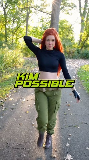 Em Marie on Instagram: "Call me, Beep me! 📱🧡 #kimpossible #cosplay #cosplayer #halloween #halloweencostume #gamer #trending #explore #reels"