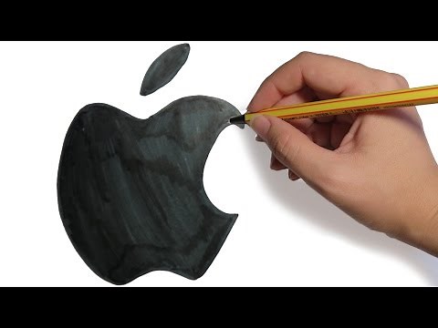 COMO DIBUJAR LA MANZANA DE APPLE: facil paso a paso