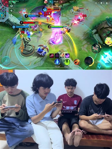 Intense 2v2 Mobile Legends Battle: Hanab1tch & Miimerls vs EduardoTv & Mingmong