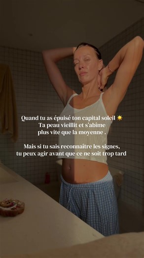 Tu as des taches pigmentaires, des taches blanches ou des rides d expression prématurées ? Ta peau est déshydratée ? Ton make up tient moins bien ? Tu as le teint terne ? Tout ça peut être le signal que ta peau n’encaisse plus les UV ! #capitalsoleil #ridesvisage #preventioncancerpeau #preventionsoleil #tachespigmentaires