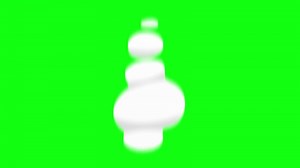 Download Looped 2D animation of smoke on green background. for free