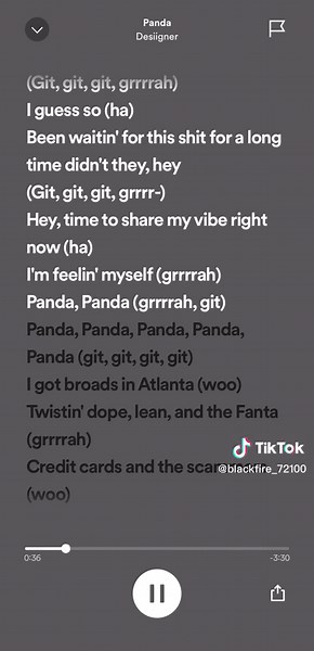 Desiigner - Panda Song Lyrics with Translation