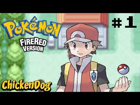 FIRST TIME PLAYING POKEMON FIRE RED!!!