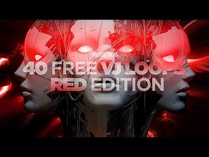 Volumetricks 40 FREE VJ LOOPS 4K - RED EDITION