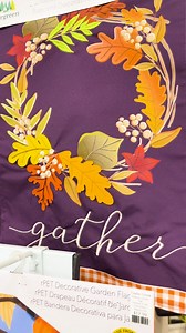 Shop our fall decor with garden flags and Sassafras Switch door mats from Evergreen! | Taylor Creek | Facebook