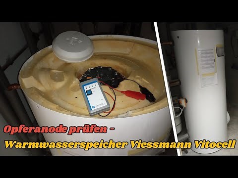 Opferanode prüfen Warmwasserspeicher Viessmann Vitocell