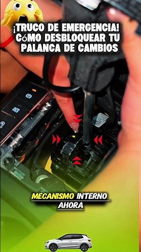 Emergency Trick! How to unlock your gear shift lever