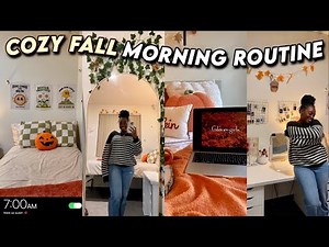Cozy 7 AM Fall Morning Routine 🍂 (College Girl Edition)