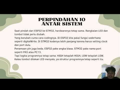 Belajar GPIO ESP32 & STM32: Button Debounce Pakai State Machine