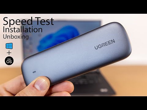 UGREEN M.2 NVMe SSD Enclosure USB C 3.1 - Unboxing – Installation – Speed Tests