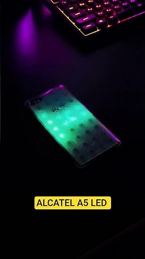 🌈 PHONE WITH RGB LIGHT. UNIQUE SMARTPHONE - ALCATEL A5 LED. MUSIC AND LIGHT