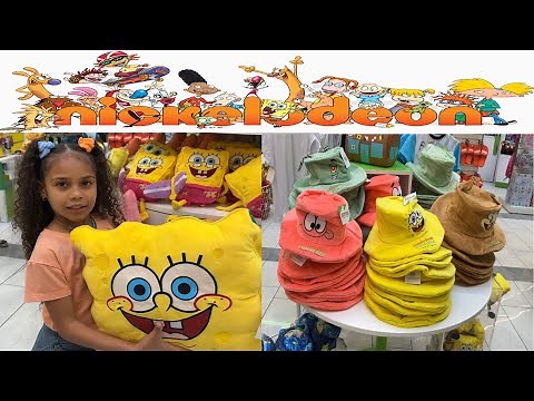 Nickelodeon Universe Gift Shop Store In American Dream Mall SpongeBob Paw Patrol Plush Merchandise