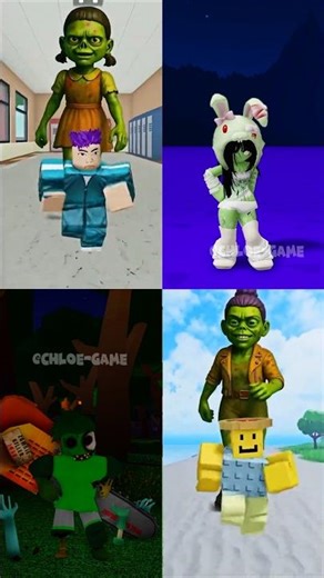 Zombie Charge in Roblox Games #funny #cartoon #roblox #rblx #animation #memes #zombie