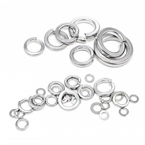 [Hot Item] Ss A2 Split Spring Washer M14 M16 Nickel Plated Lock Washer