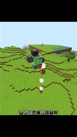 Minecraft Auto Mining Machine ⚙️ #shorts