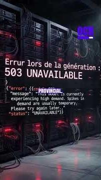 API error during generation: 503 UNAVAILABLE. {'error': {'code': 503, 'message': 'This model i
