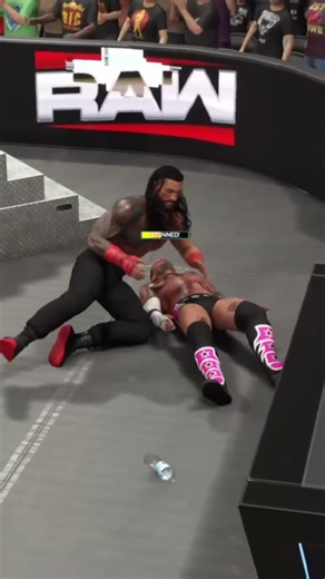 ROMAN REIGNS FROM THE TOP ROPE 😱 CM PUNK GOT DESTROYED! 🩸 #shorts