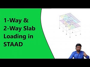 One Way and Two Way Slab Loading in STAAD