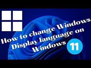 How to change Windows Display Language in Windows 11 #windows11