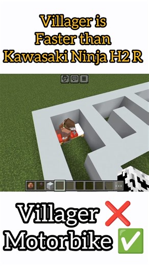 Villager IQ level is infinity ♾️