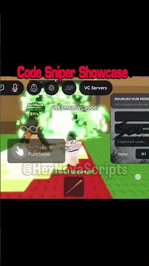 Code Sniper Showcase 🔥 #stealabrainrot #roblox #robloxstealabrainrot #gaming #stealabrainrothack