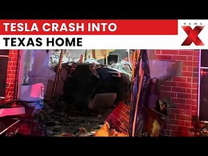 Tesla Self-Driving Crash in Texas: Model 3 Hits House, Woman Killed, CCTV Footage Surfaces | NewsX