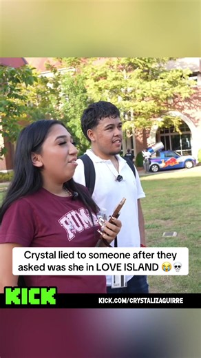 Crystal lied to someone after they asked was she in LOVE ISLAND 😭💀 #streameruniversity #crystalizaguirre