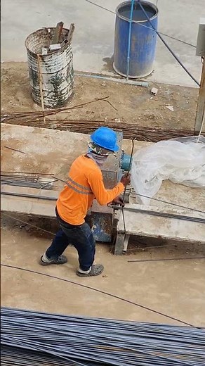 Technical bending rebar for install concrete wall