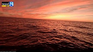 31K views · 1.5K reactions | Pure fire tonight from our South Haven buoy cam.  | WOOD TV8 | Facebook