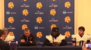 11K views · 141 reactions | Check out the football postgame press conference after the semifinal game at Texas A&M-Commerce #HUBisons | Harding Sports | Facebook
