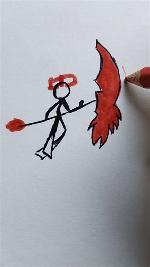 Stickman Speed Art 🔥 | Easy Stickman Drawing