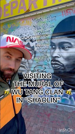 VISITING THE MURAL OF WU-TANG-CLAN IN “SHAOLIN”