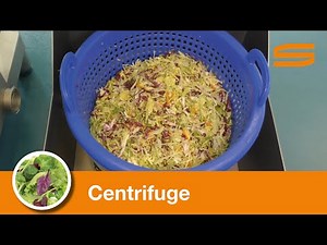 Centrifuge for cut and uncut produce - Sormac