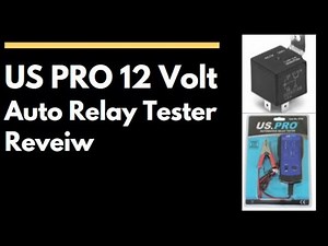 How to Test A 12 Volt Car Relay Using US Pro 12 Volt Automotive Relay Tester