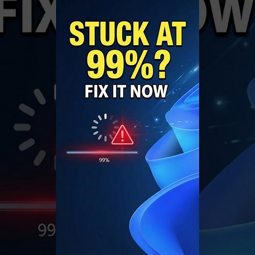 Windows Update Stuck Fix & Speed Up PC in Seconds 🚀 | Windows Update Stuck Fix | #windows11updates