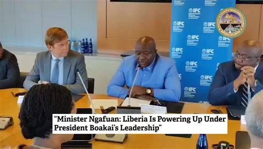 3.2K views · 110 reactions | The Finance and Development Planning Minister, Honorable Augustine Kpehe Ngafuan, remarks at the signing ceremony of the energy contract between the Government of Liberia and SCATEC on the sidelines of the ongoing World Bank/IMF meetings earlier today. | Ministry of Finance and Development Planning | Facebook