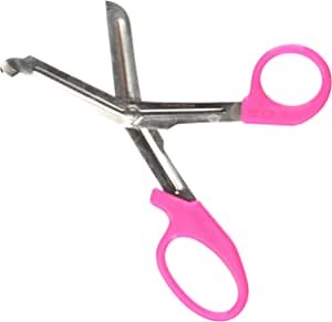Princess Care Trauma Shears Medical Bandage Scissors 5.5", Pink - 420 Stainless Steel, USA