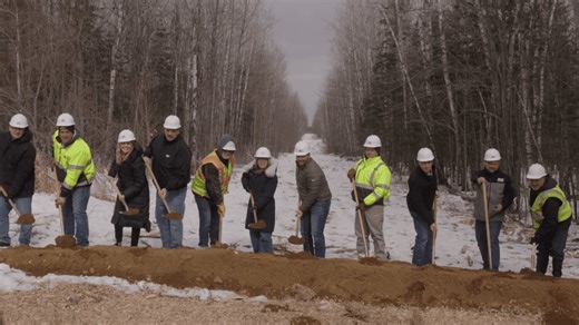 Hibbing celebrates start of new watermain project funded by mining tax dollars