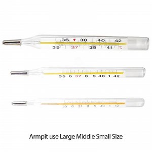 [Hot Item] Mercury Glass Thermometer New Design Oral Armpit Medical Mercury Free Clinical Glass Thermometer