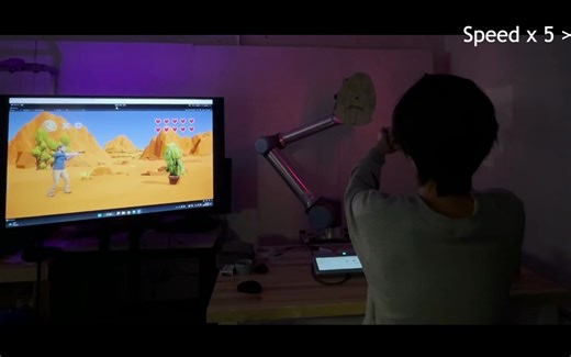 Arduino/ Unity/ 机械臂/ Websocket/ 射击/ 小游戏