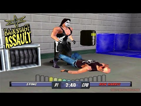 WCW Backstage Assault - Sting - U.S. Championship (Hardcore Challenge Mode) (PS1)