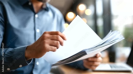 Accountant presenting office document auditing concept plan review process visualization correctness assessment document storage management organizational filing system audit